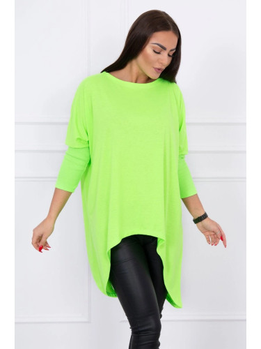 Oversize blouse green neon colors