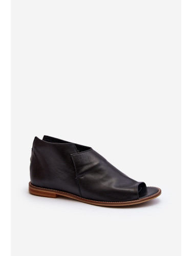 Дамски кожени сандали Laura Messi 2443 черни