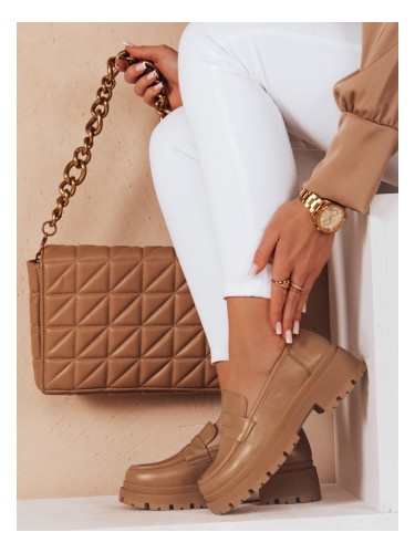 Дамски мокасини на платформа TORINO каки