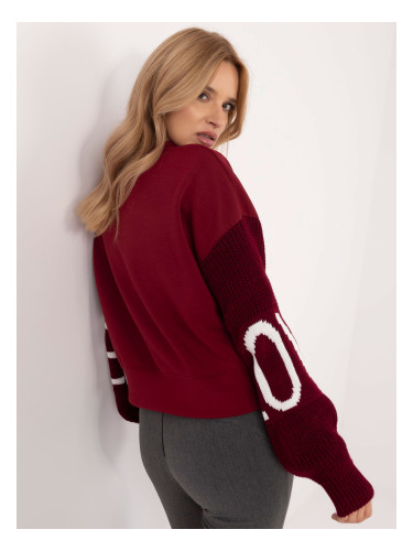 Sweatshirt-MI-BL-M5975.26P-burgundy