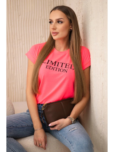 Blouse Limited edition pink neon+black