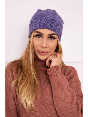 Kesi Cap with fleece Karolina K243 purple