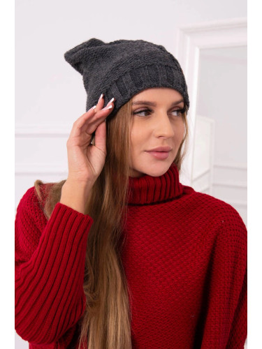 marka niezdefiniowana Cap with fleece Ula K271 graphite