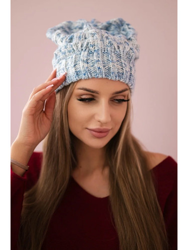 Kesi Cap with fleece Roksana K209 blue