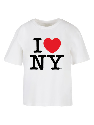 Women's T-shirt I Love NY white