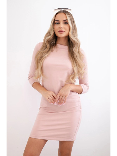 Classic dress dark powder pink