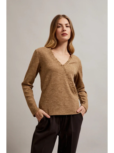 Marisse Women's Blouse Z-Ts-4521 Beige