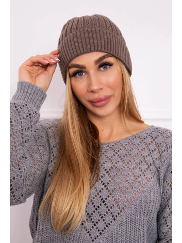 marka niezdefiniowana Cap thin Weronika K249 cappuccino