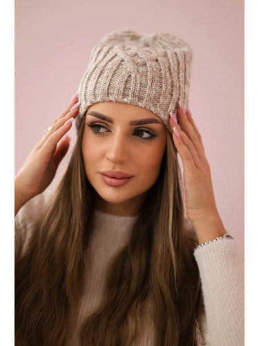 Kesi Cap with fleece Merry K225 beige