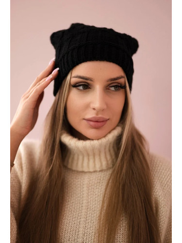 Kesi Cap with fleece Marta K231 black