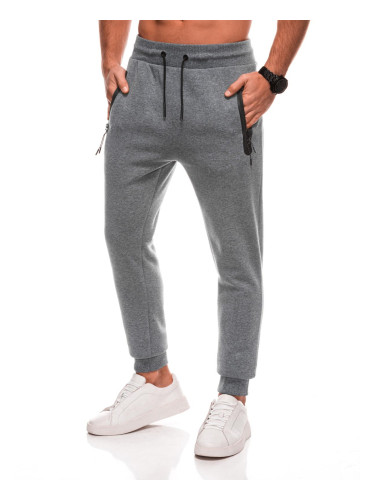 Edoti Men's BASIC uniform sweatpants - graphite melange V-7 EM-PABS