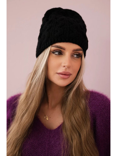 marka niezdefiniowana Cap with fleece Teresa K285 black