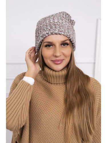 Women's cap Delia K260 dark beige