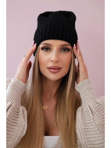 Women's cap Irmina K333 black