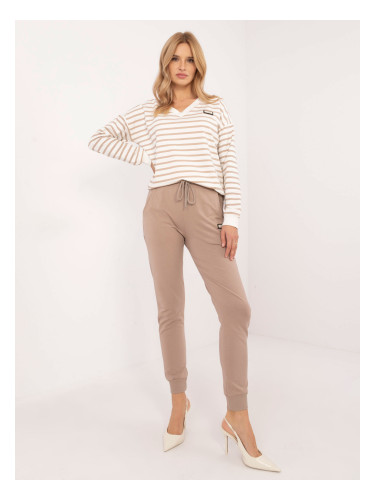 Ecru-beige tracksuit