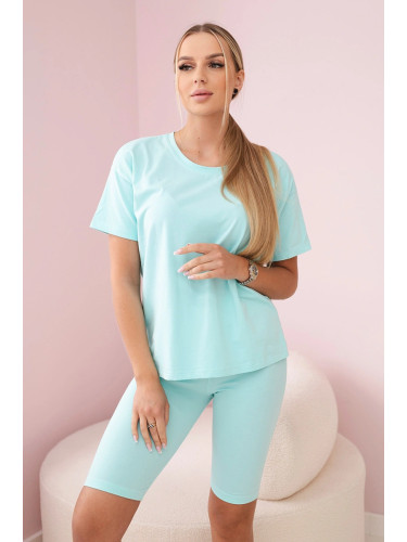 Set of top+leggings mint