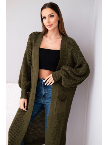 Long sweater khaki