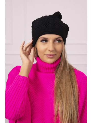 marka niezdefiniowana Women's cap Uliana K408 black