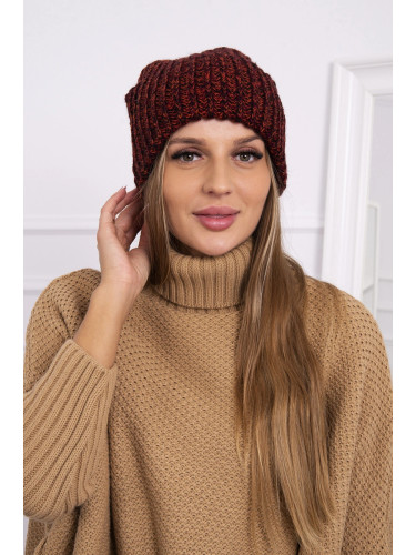 Women's cap Delia K260 burgundy
