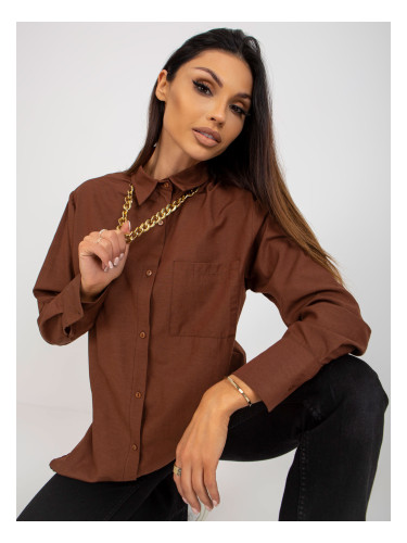 Shirt-TO-KS-7183.81P-brown
