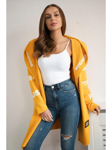 Coatee with subtitles mustard