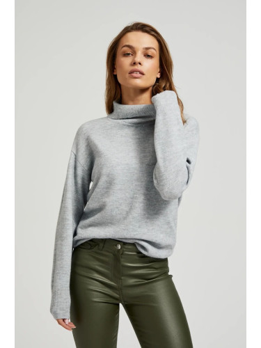 Marisse Women's Sweater Z-Sw-4511 Grey Mel