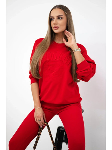 Cotton set California red