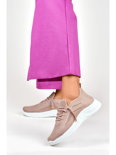 primohurt Pudrowe elastyczne buty sportowe damskie