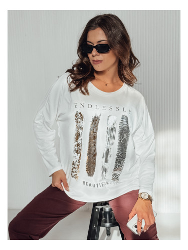 Дамска овърсайз блуза MODEZINE бяла