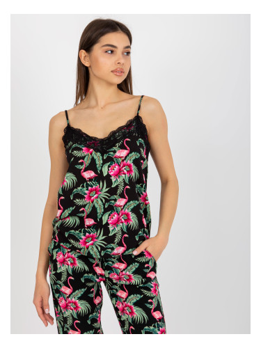 Blouse-D73771M11059A-black-green