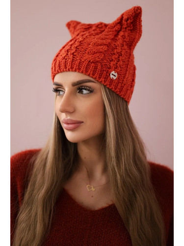 Kesi Cap with fleece Rabbid K237 foxy