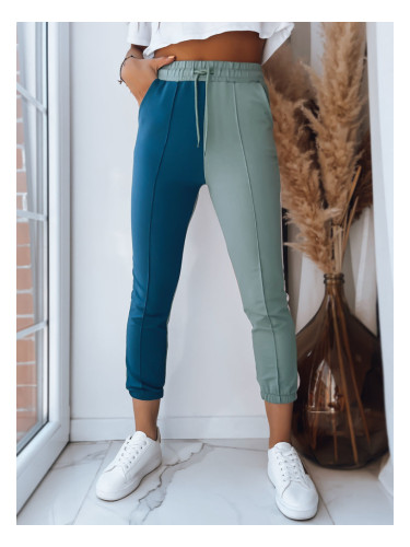 Spodnie damskie dresowe PASTELS zielone Dstreet