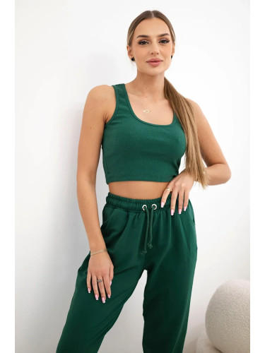 Set top+pants green