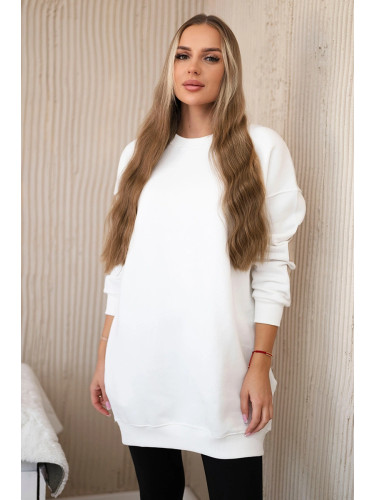 Insulated sweatshirt with California ecru inscription