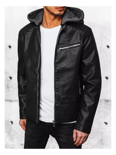 Kurtka męska skórzana czarna Dstreet