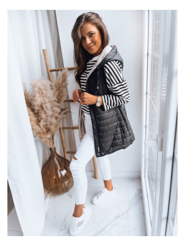 Kamizelka damska MELANI czarna Dstreet