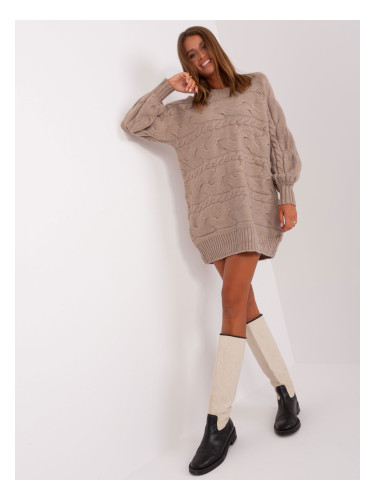 Sweater-AT-SW-2367.76P-dark beige