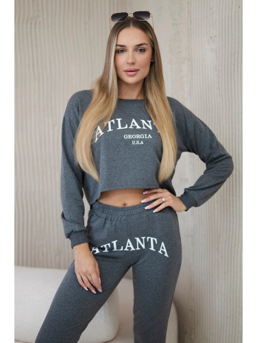 Atlanta graphite print set