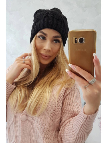 Kesi Cap with fleece Sylwia K244 black