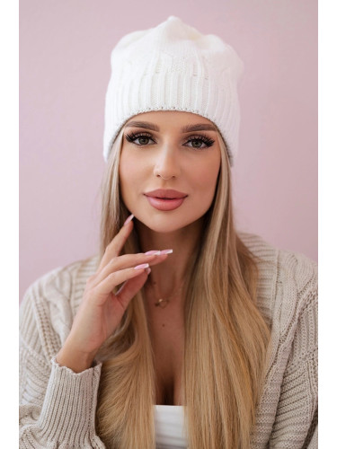Women's cap Irmina K333 white