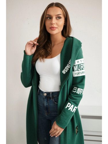 Coatee with green subtitles
