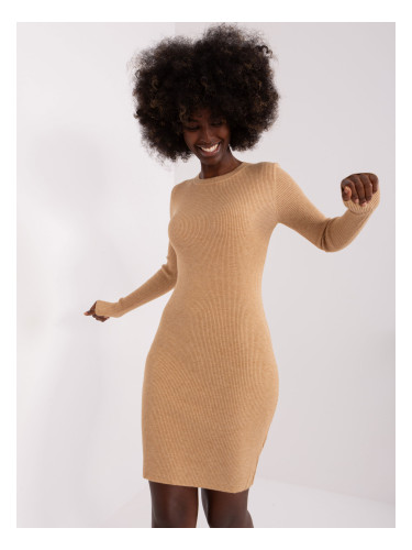 Dress-DHJ-SK-F3622.23X-camel
