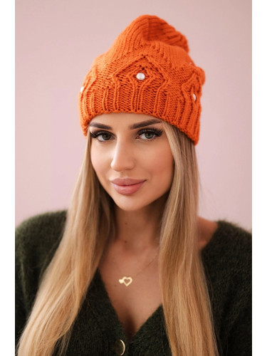 marka niezdefiniowana Women's cap Ramona K383 orange