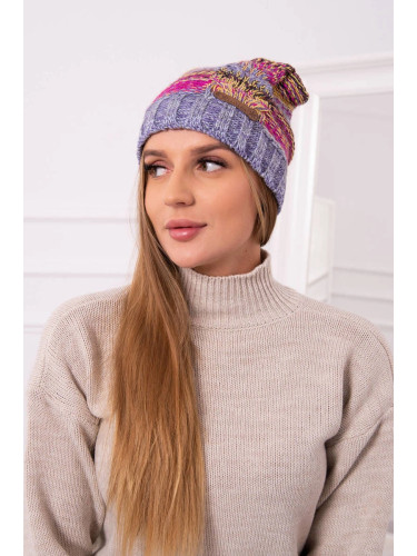 marka niezdefiniowana Cap with fleece Monika K256 fuchsia+purple