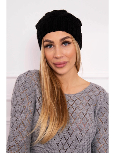 marka niezdefiniowana Cap with fleece Justyna K253 black