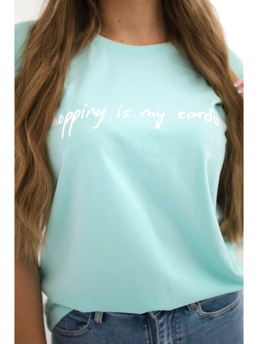Shopping blouse is my cardio mint