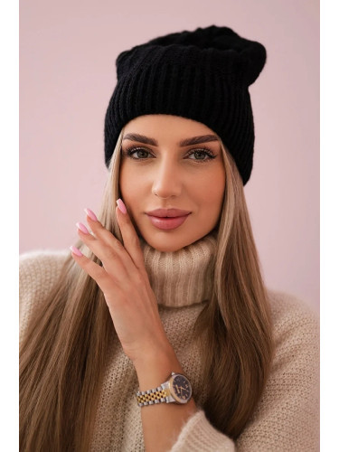 marka niezdefiniowana Cap with fleece Anna K238 black