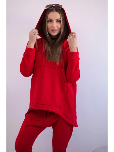 Set with Baggy trousers red