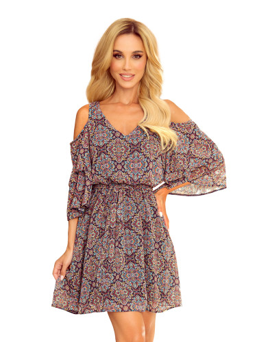 Airy dress with oriental Numoco pattern