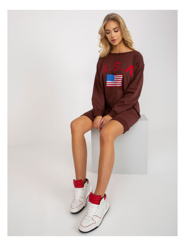 Sweatshirt-VI-BL-3192.23P-dark brown